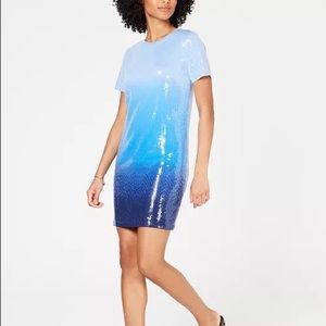 🔵MICHAEL KORS Sequin Ombre T-Shirt Dress 🔵